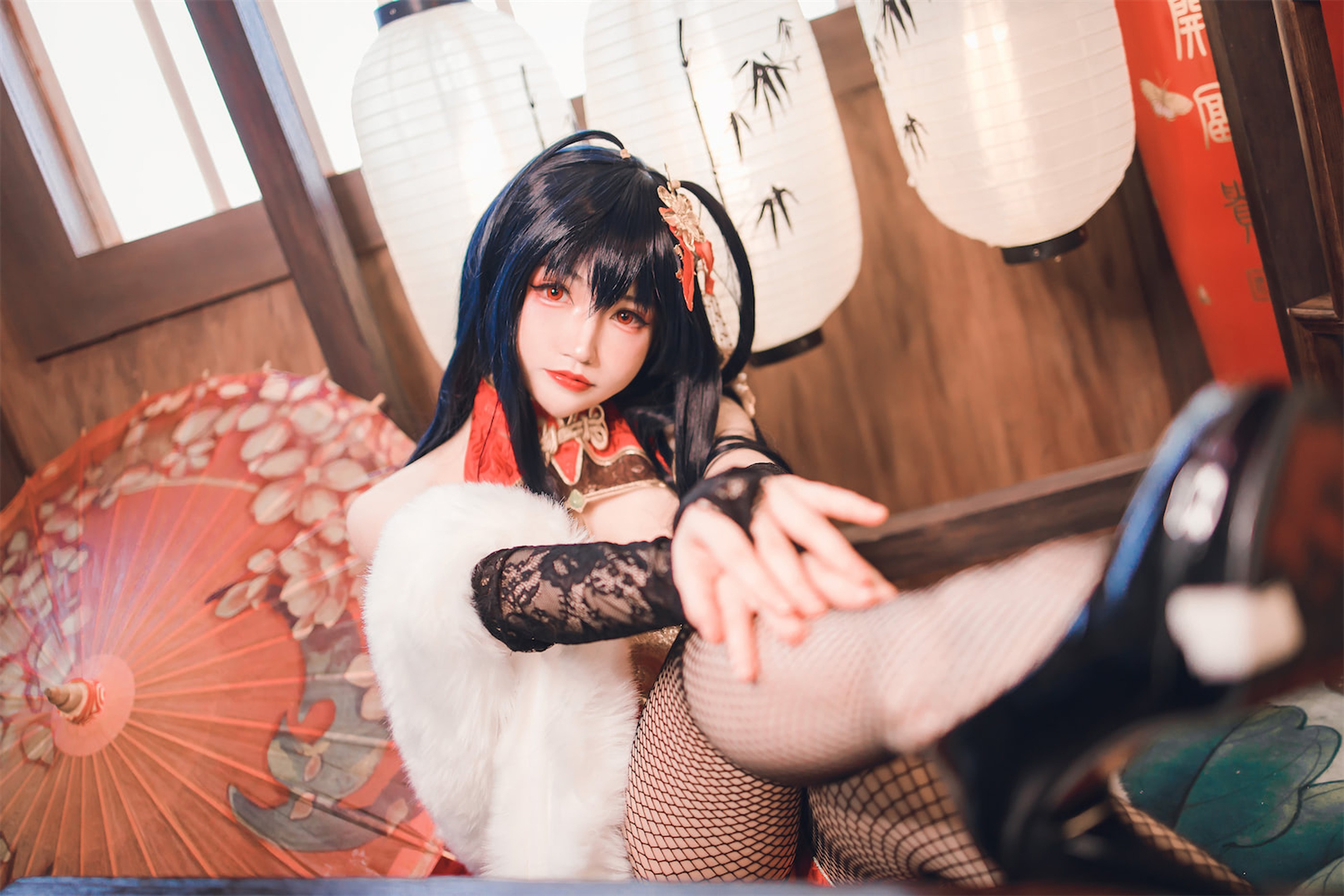 图片[1]-coser衣衣 – NO.014 碧蓝航线-大凤旗袍[35P]-XikXak